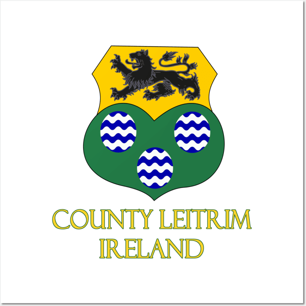 County Leitrim, Ireland - Coat of Arms Wall Art by Naves